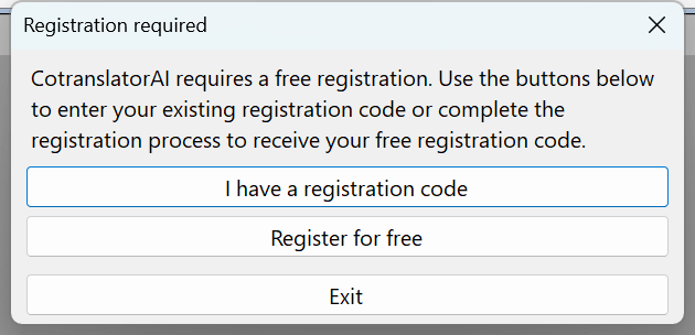 Register for free